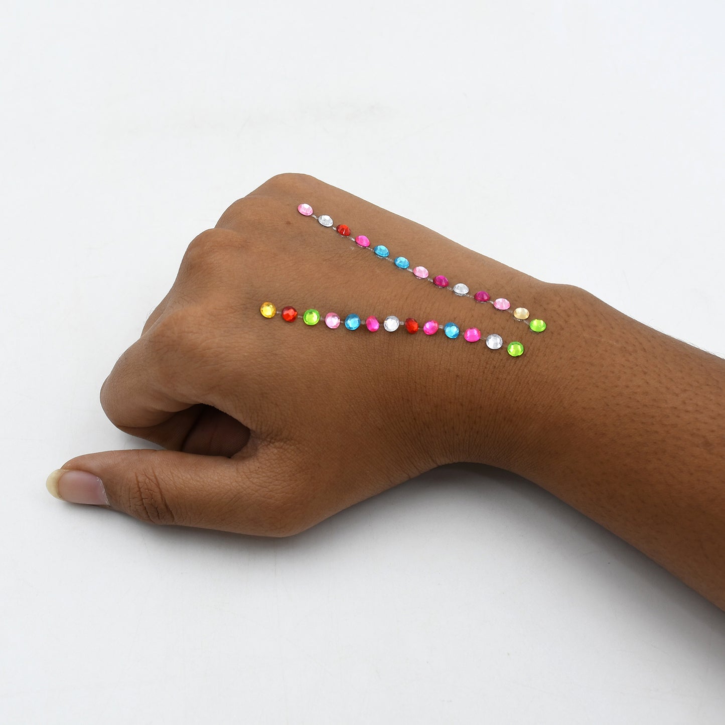 Self Adhesive Multi Size Shaped Shining Stones Crystals Stickers For Art Craft Mobile Phone Decoration Jewellery Making School Projects Creative Work