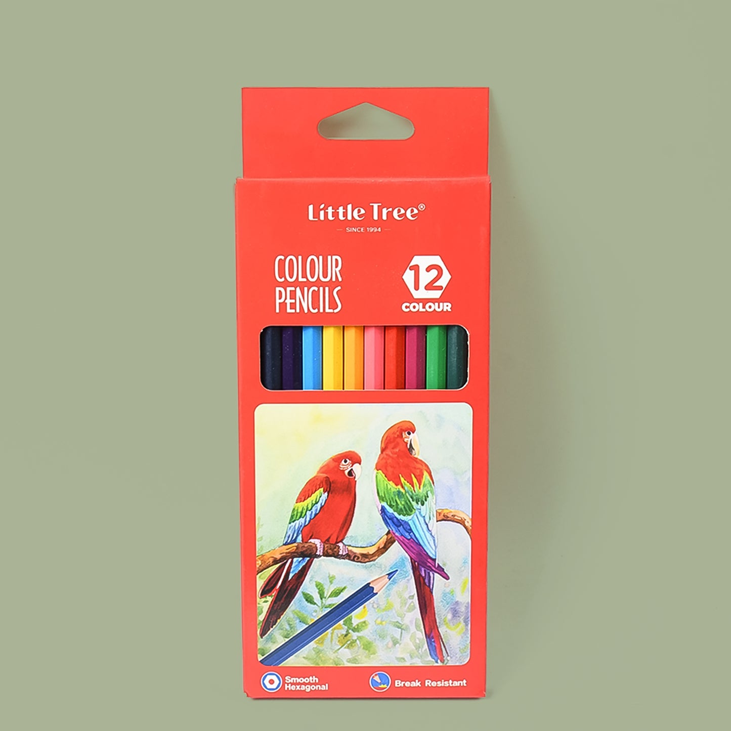 Art Drawing Wooden Pencils Color (12 Pcs Set)