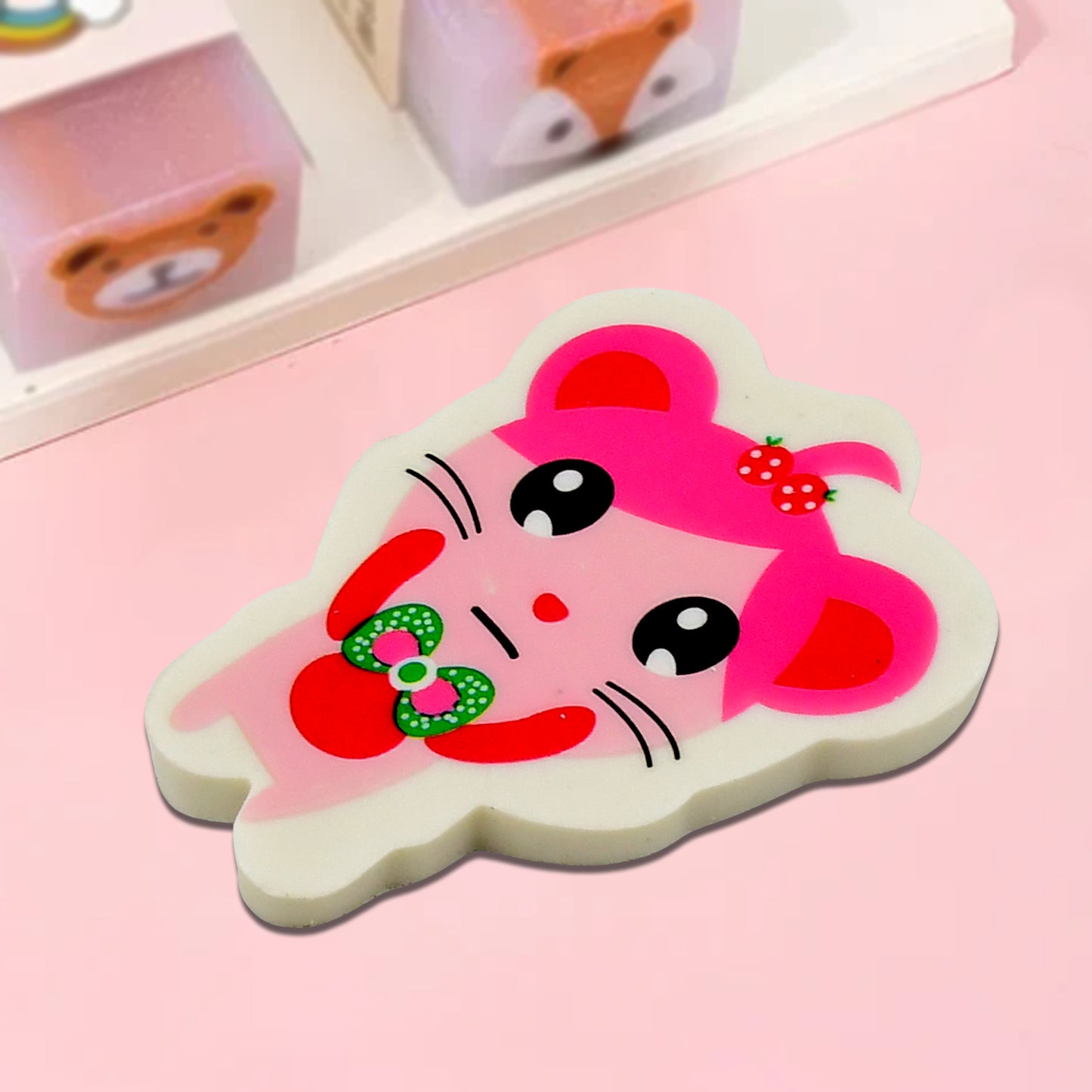 Cartoon Design Eraser (1 Pc Mix Design)