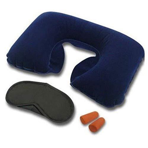 505 -3-in-1 Air Travel Kit With Pillow Ear Buds Eye Mask