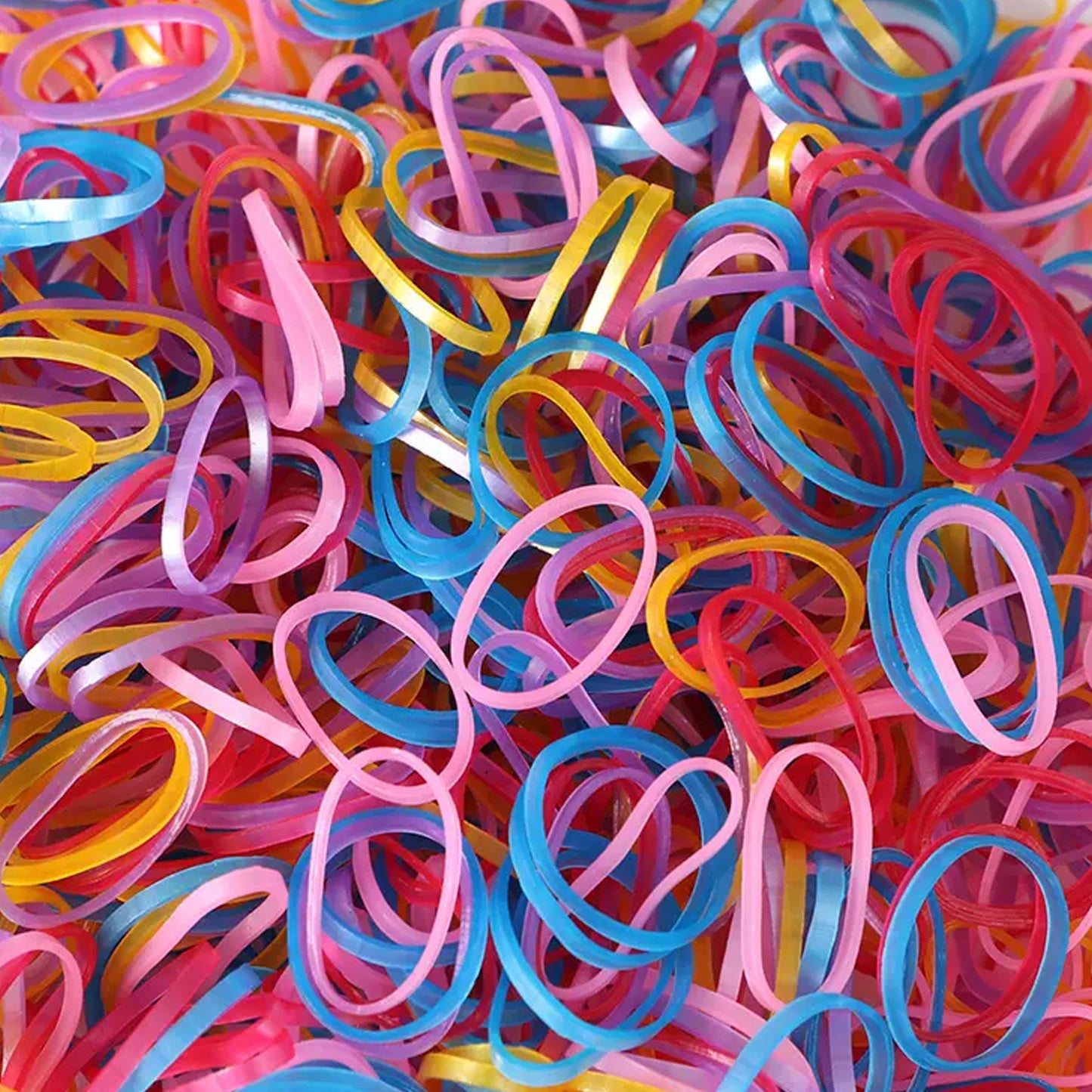 4354 Rubber Band For Officehome And Kitchen Accessories Item Products Elastic Rubber Bands Flexible Reusable Nylon Elastic Unbreakable For Stationery School Multicolor (0.5 Inch 50 Gm)