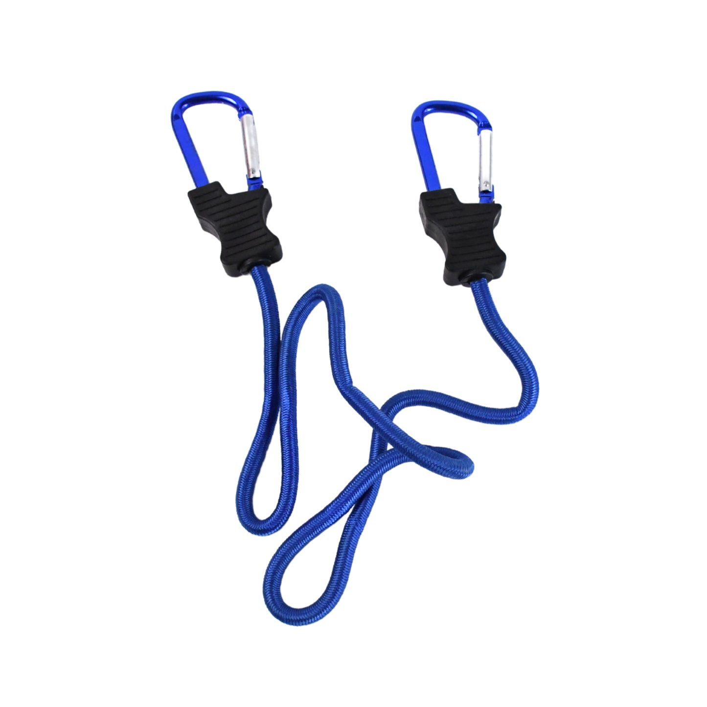 Carabiner Bungee Cords With Hook Tie Downs Luggage Strap Carrying Bag Secure (1 Pc Mix Color)
