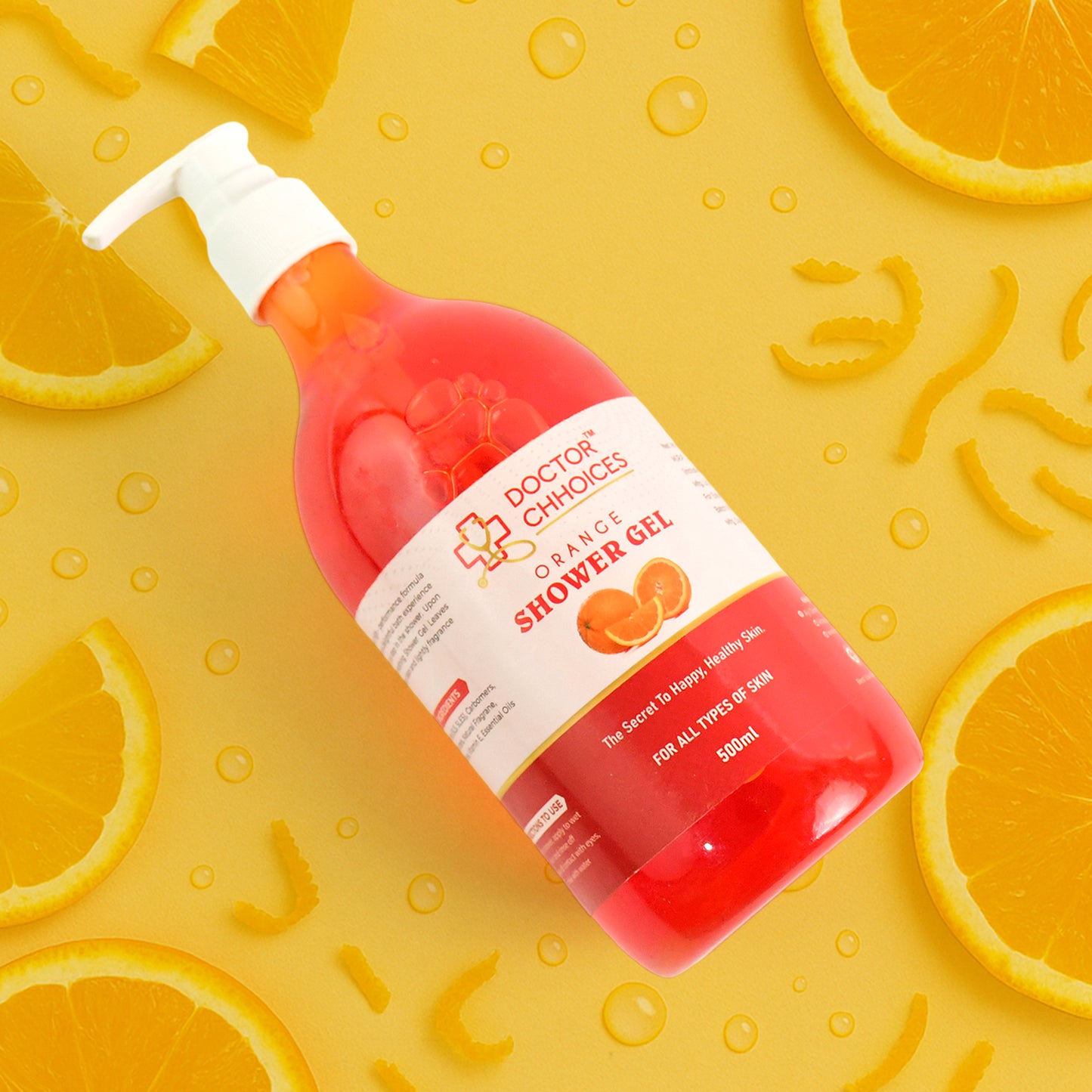 Doctor Chhoices Orange Shower Gel 500ml (1 Pc)