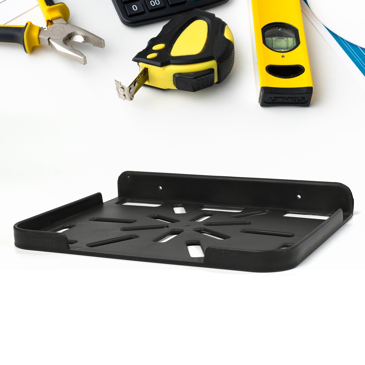 4754 Tv Setup Box Plastic Wall Mount Holder Hard Plastic Premium Quality Holder For Setup Box Dvd Player Other Device Using Stand