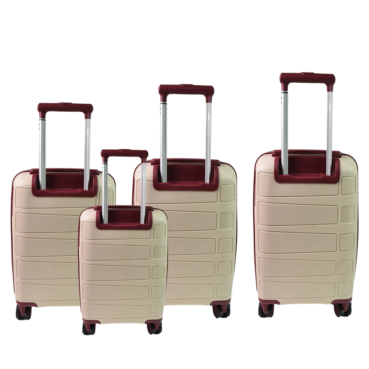 Big 4 In 1 Luggage With Wheels Travel Suitcases Set (4 Pcs Set Different Size)