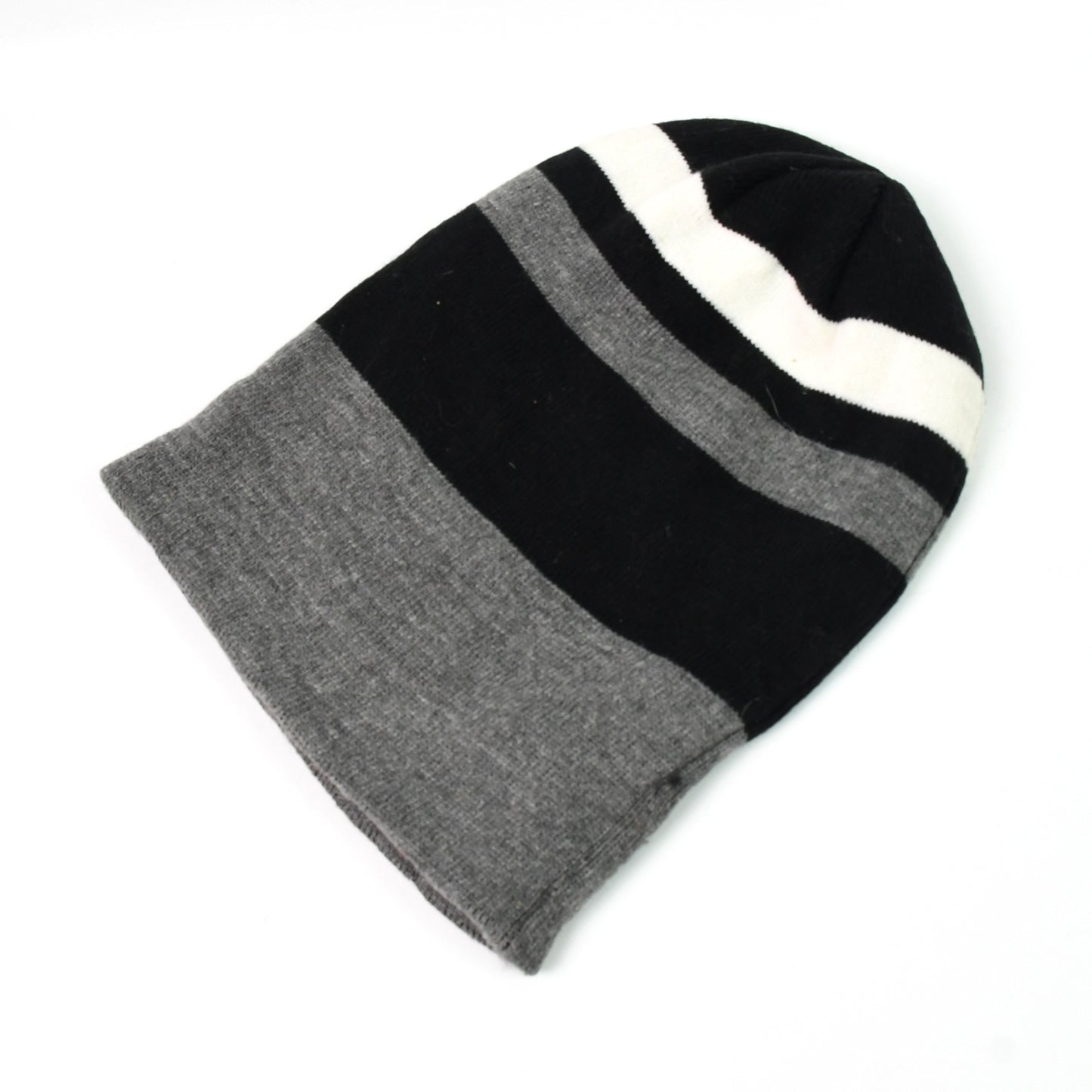 Cap For Winter Woolen Knitted Black Inside Fur Caps (1 Pc Mix Design Color)