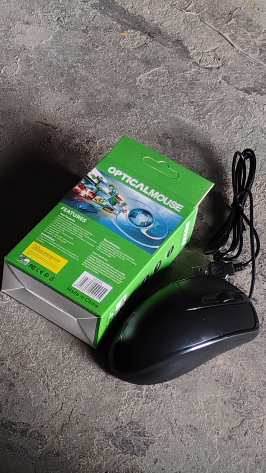 Computer Laptop Wired Optical Mouse M- 045 (1 Pc)