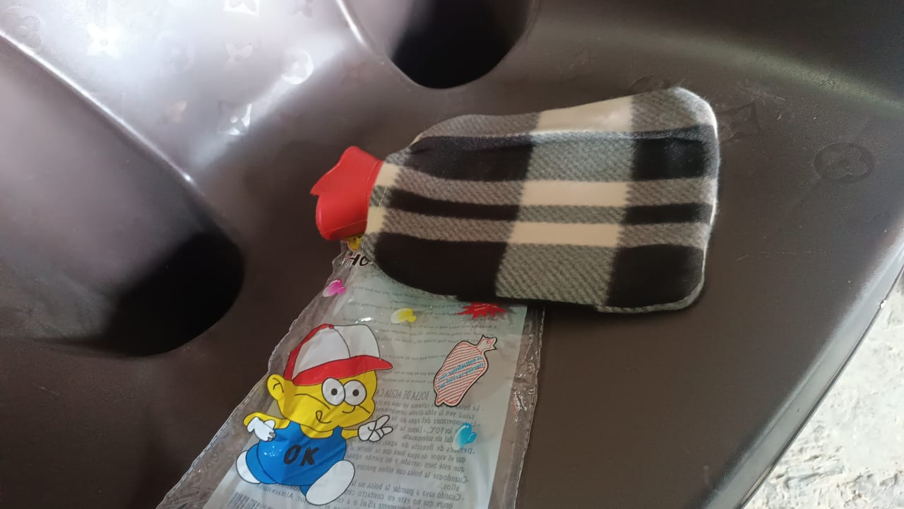Hot Water Bottle Bag With Cover For Pain Relief (1 Pc Mix Design Size)