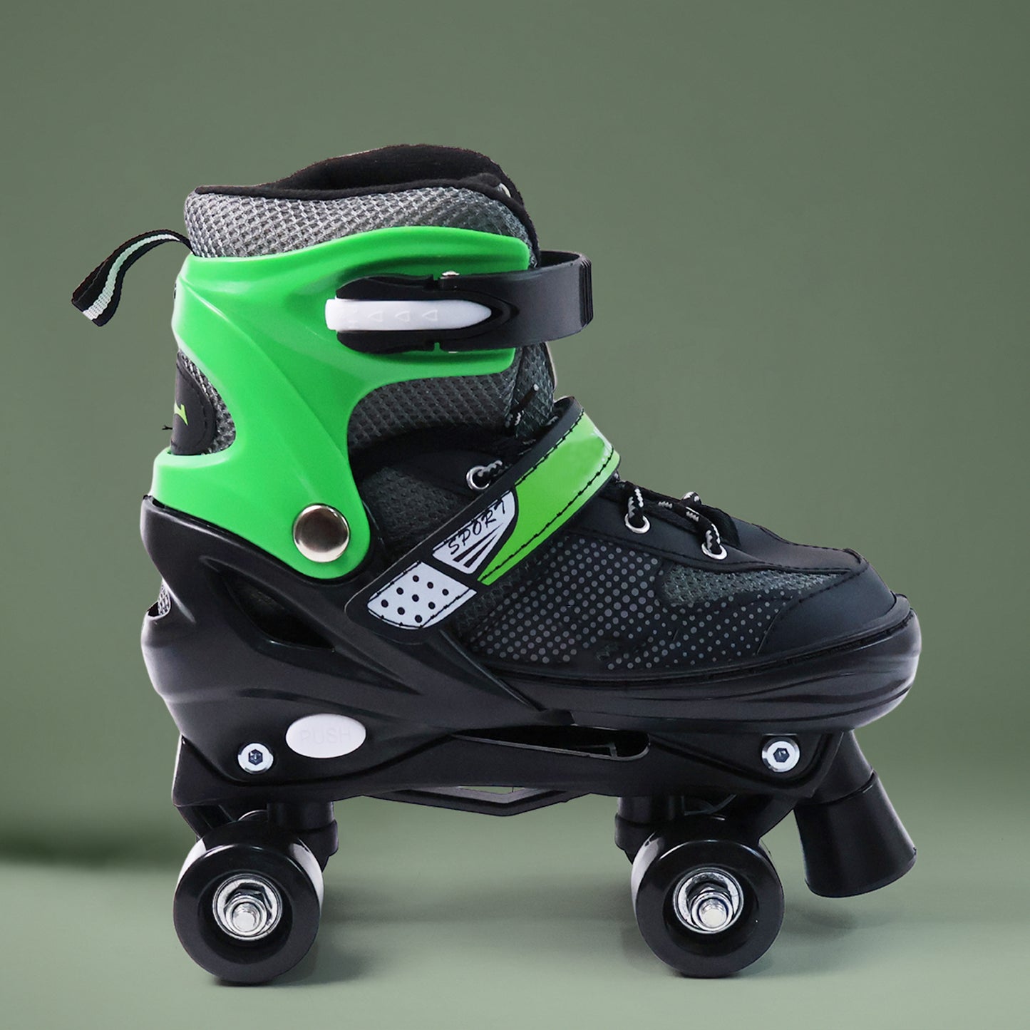 Adjustable Quad Roller Skates For Kids (Large 1 Pair)