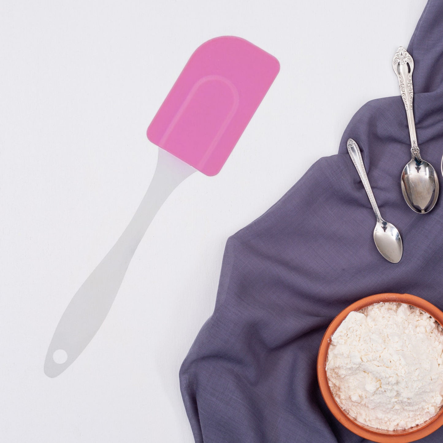 Silicone Cooking Spatula For Baking (1 Pc 22 Cm)
