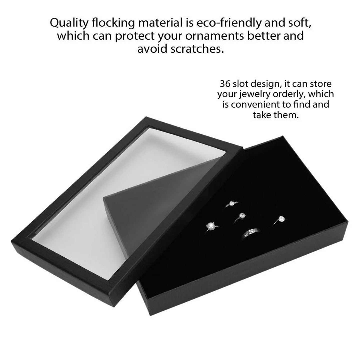Portable Wide Application Convenient Jewellery Holder Case (1 Pc 22x15 Cm)