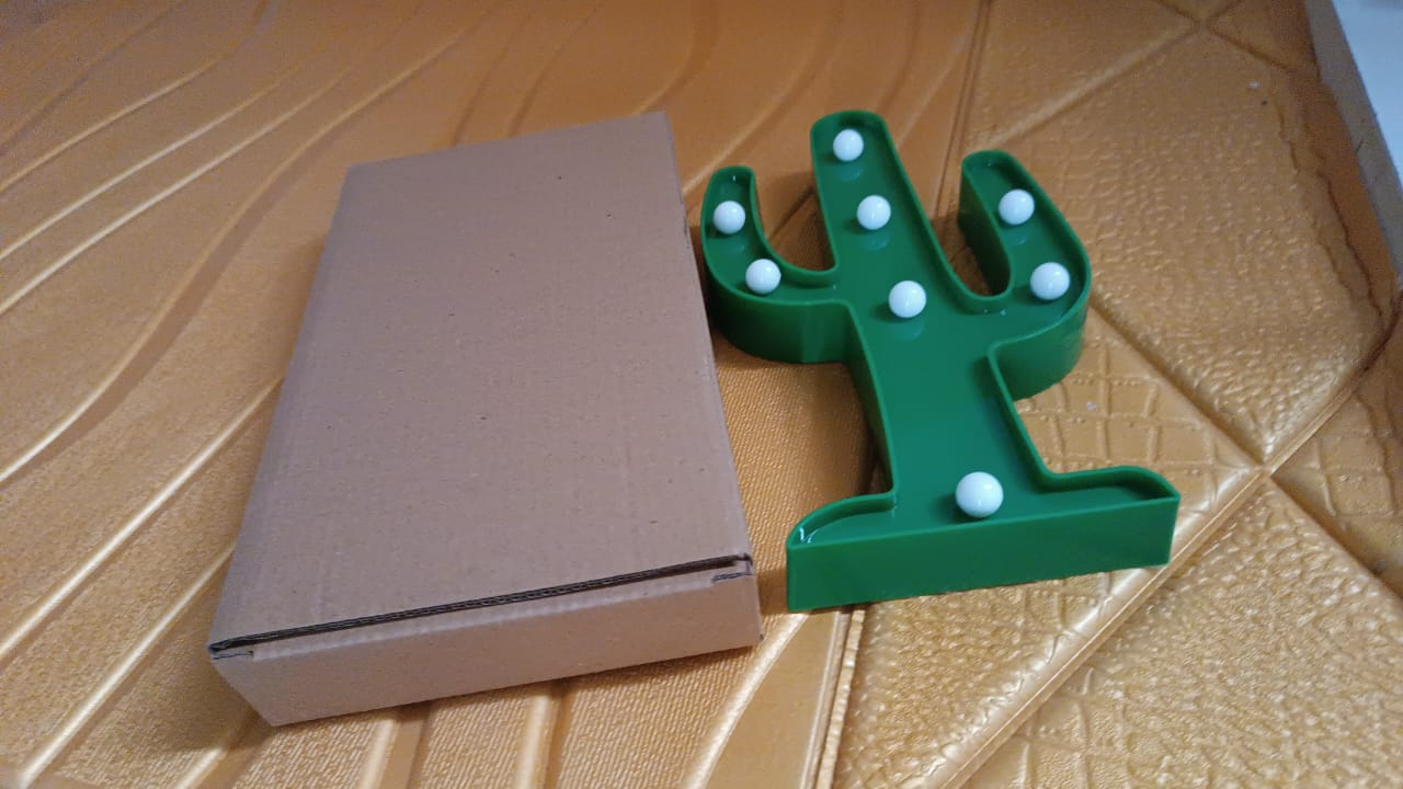 Led Cactus Light Led Desk Lamp Led Table Lamp (1 Pc Battery Not Included)