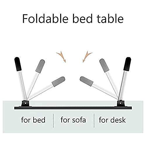 7862 Foldable Bed Study Table Portable Multifunction Laptop Table Lapdesk For Children Bed Foldable Table Work Office Home With Tablet Slot Cup Holder