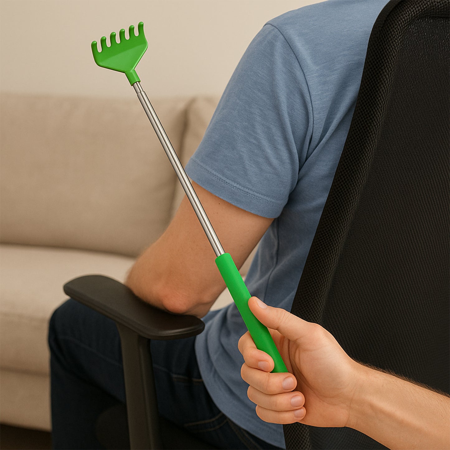 Khujli Stick 57 Cm Long Telescopic Back Scratcher (1 Pc)