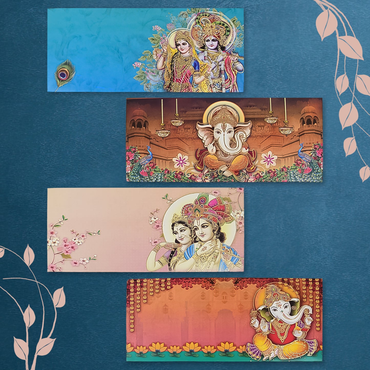 Wedding Gift Envelopes Gift Card (1 Pc Multicolour Design)