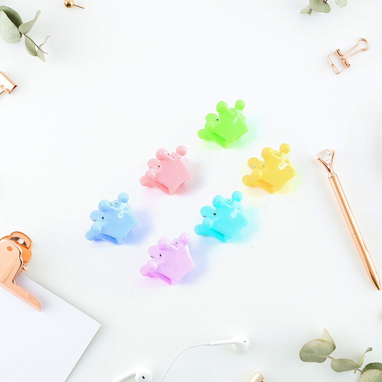 Hair Clip Hairband Accessories Set For Girls (12 Pc)