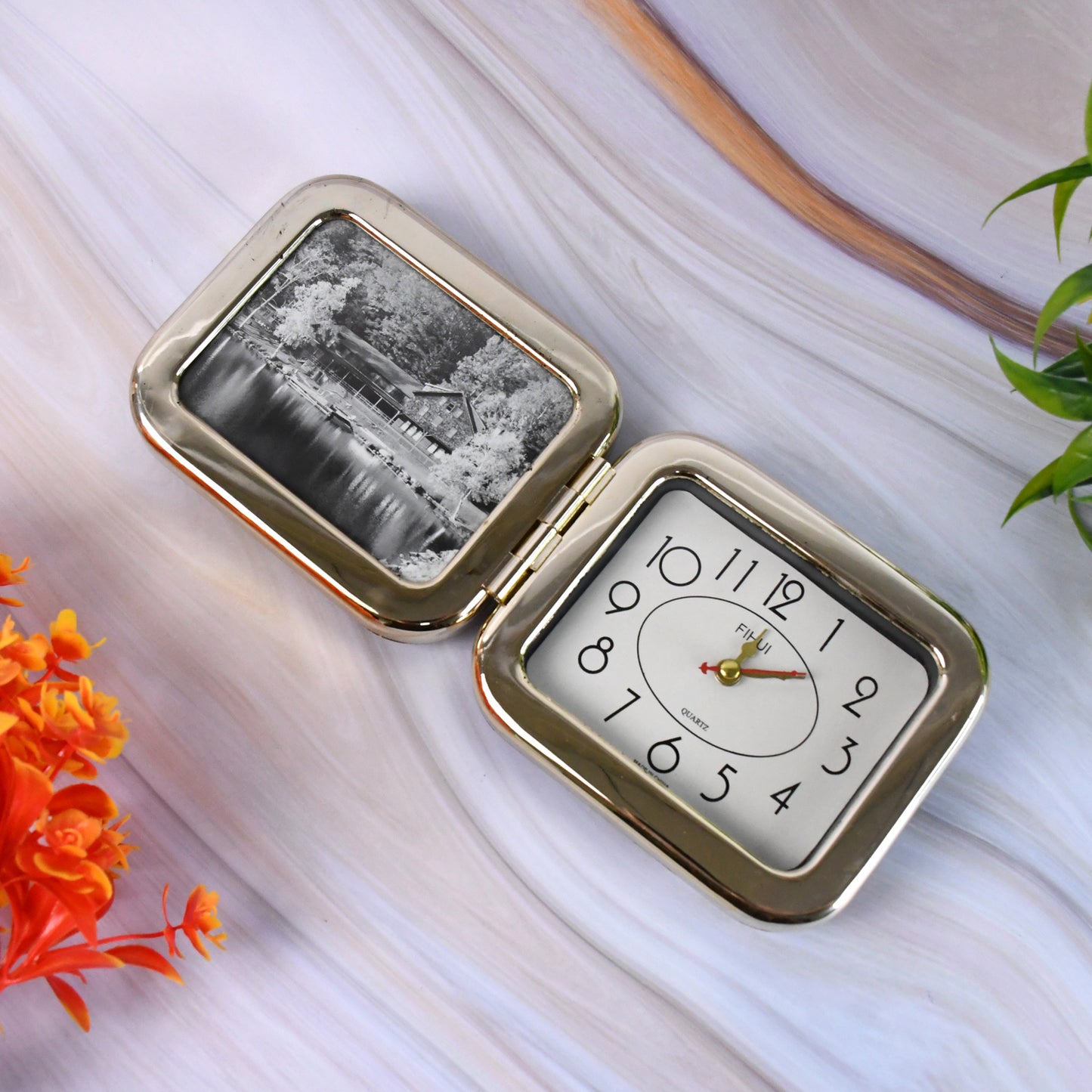 Plastic Foldable Desk Clock (1 Pc With Box)