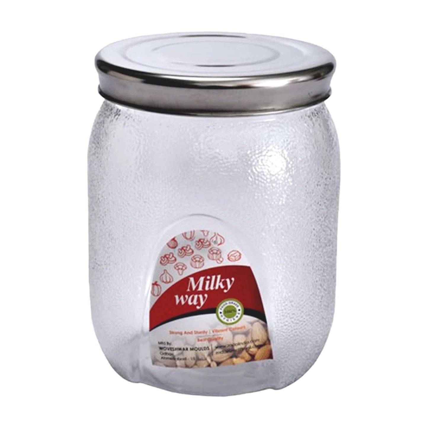 3677 Mason Jar With Airtight Lids (2000 Ml)