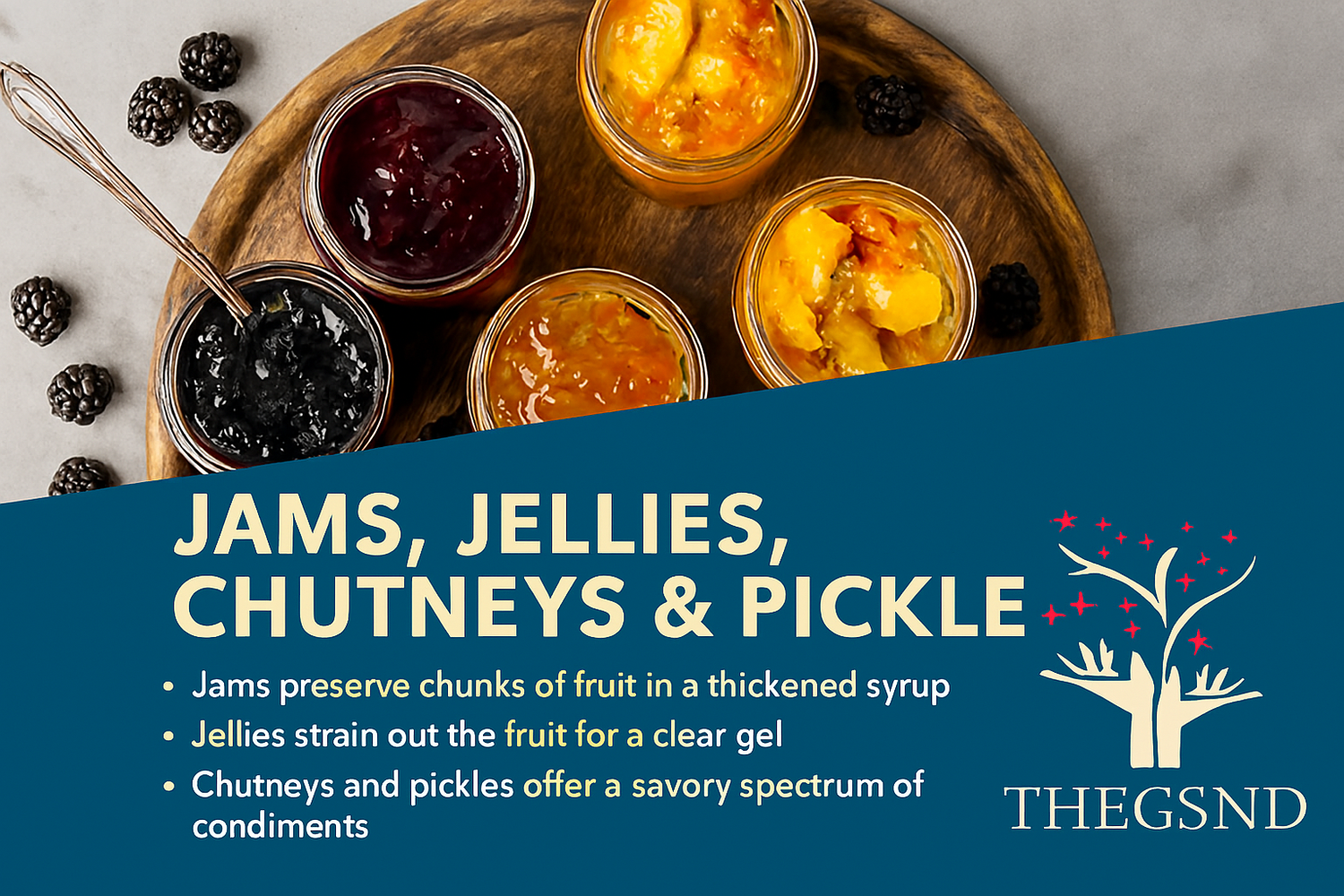 Jams, Jelly, Chutny and Pickel