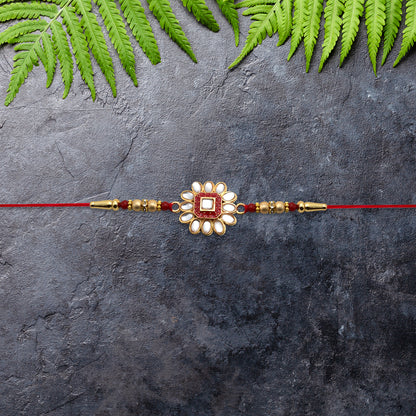 Flower Design Traditional Rakhi