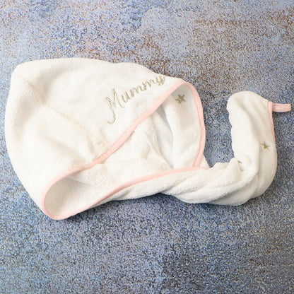 Luxury Microfiber Hair-drying Towel Wrap (1 Pc)