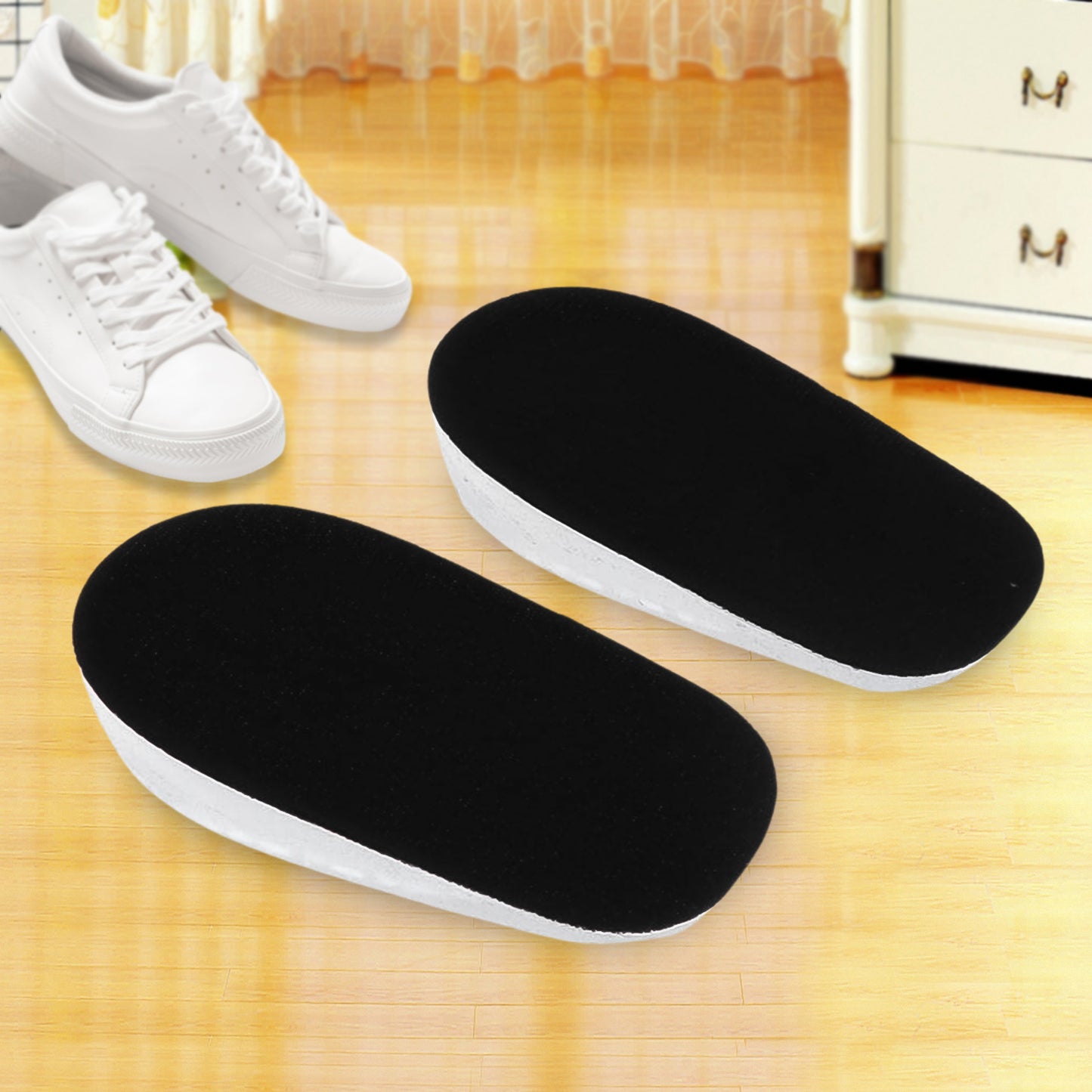 1 Pairs Silicone Heel Pads Shoes Insole (1272 Cm)