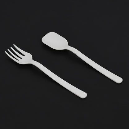 5239 Plastic Forks  Spoon Cutlery-utensils Parties Dinners Catering Services Family Gatherings ( Pack Of 2)