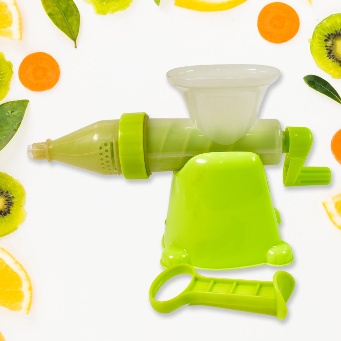 Manual Juicer Modern Plastic Fruit And Vegetable Juicer (1 Pc  Bowl Not Included)