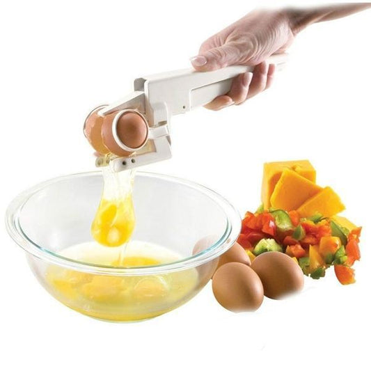 109 Plastic Handheld Egg Cracker With Separator