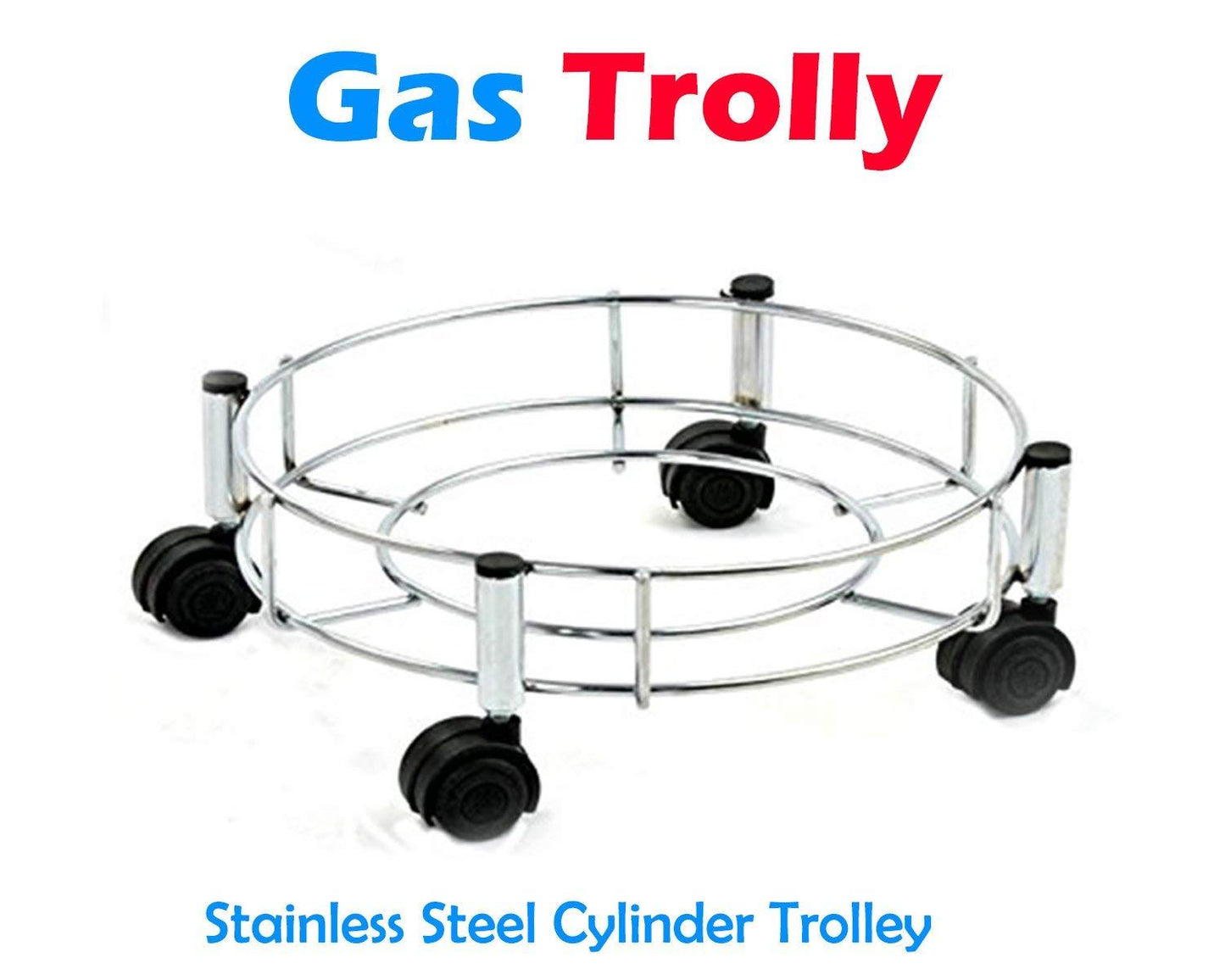 118 Stainless Steel Gas Cylinder Trolley