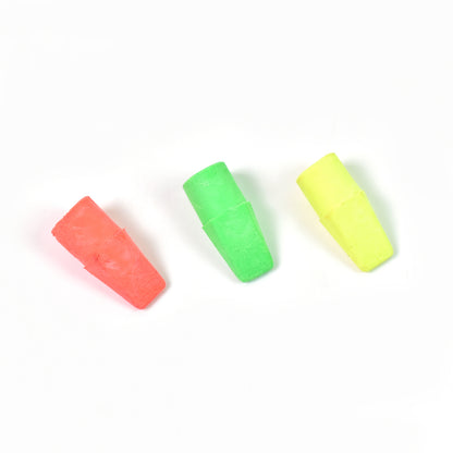 Pencil Top Eraser Rubber Erasers (1 Pc  Mix Colour  Design)