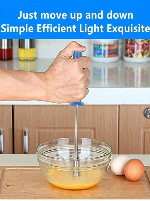 191 Stainless Steel Mixi Egg  Lassi  Butter Milk Maker  Mixer Hand Blender