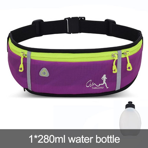 Professional Outdoor Running Bag Phone anti-theft Pack Running Belt waist Bags Waterproof Belt Men Women Gym With Water Bottle