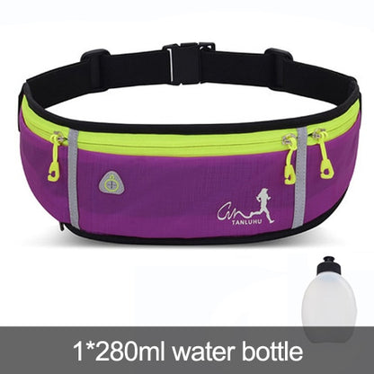 Professional Outdoor Running Bag Phone anti-theft Pack Running Belt waist Bags Waterproof Belt Men Women Gym With Water Bottle