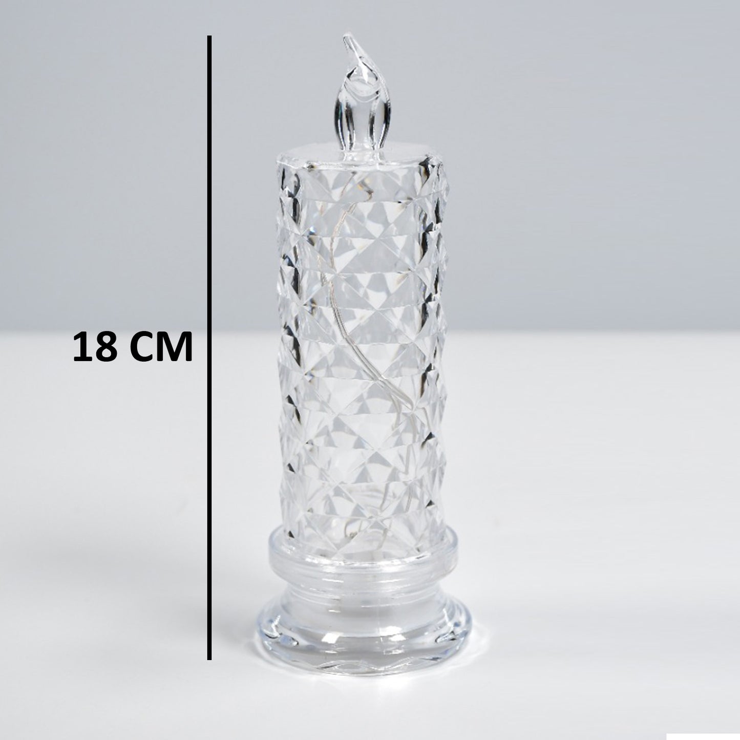 6241a Rose Candles For Home Decoration Crystal Candle Lights