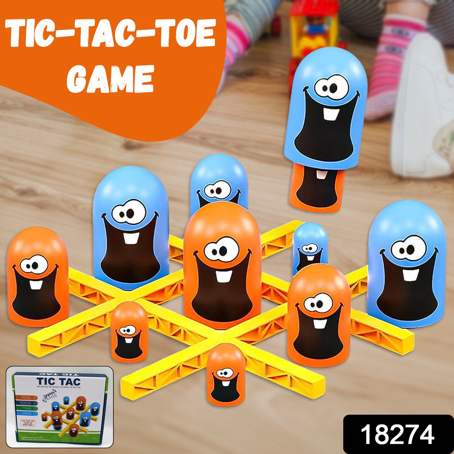 Tic-tac-toe Game Gobble Game Board Game Indoor (1 Set)