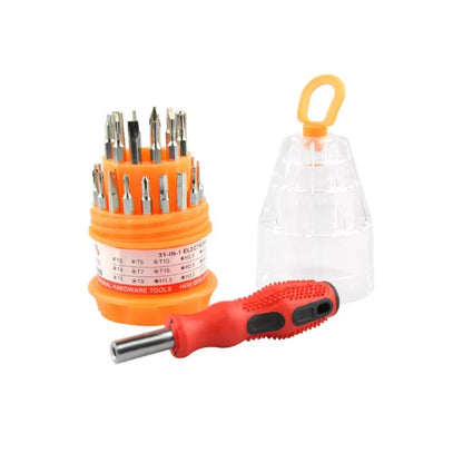 9110 (Set Of 4pc) Screwdriver Set Steel 31 In 1 With 30 Screwdriver Bits Professional Magnetic Driver Set