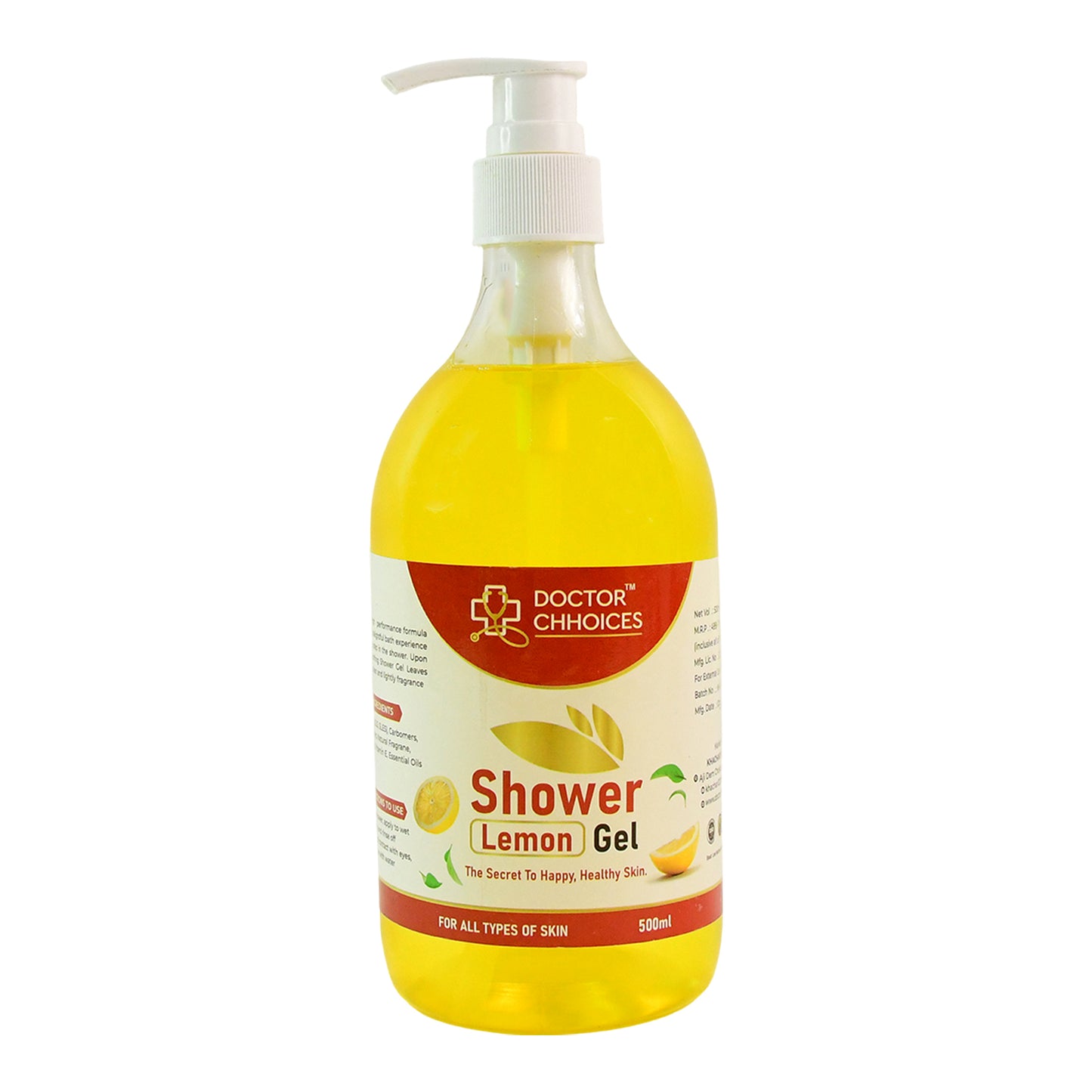 Doctor Chhoices  Choices Lemon Shower Gel  500ml (1 Pc)