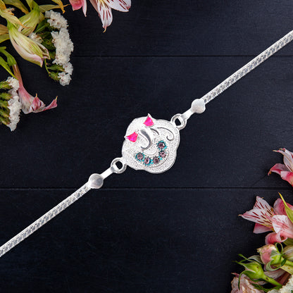 Ganpatis Blessings Wrapped In A Rakhi  For A Brother Like No Other