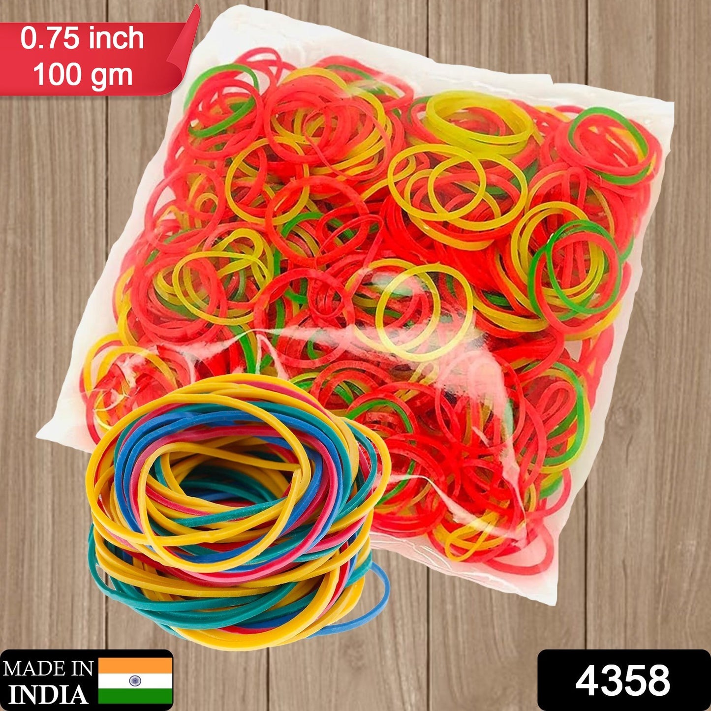 Rubber Band For Officehome And Kitchen Accessories Item Products Elastic Rubber Bands Flexible Reusable Nylon Elastic Unbreakable For Stationery School Multicolor