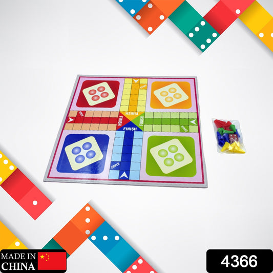 4366 Family Board Game With Two Modes  Two Side Different Ladder Ludo  Games For Children And Families  2 To 4 Players - Age 3 Years And Above (2 In 1)