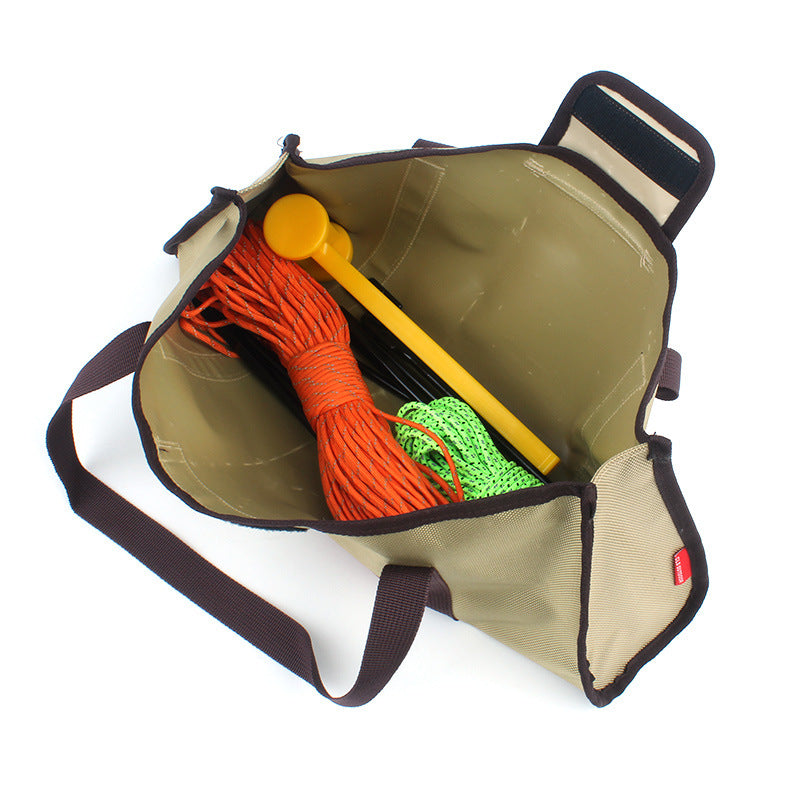 Outdoor Camping Mountaineering Simple Tool Bag Thickened Large Capacity Campsite Nail Hammer Portable Storage Bag