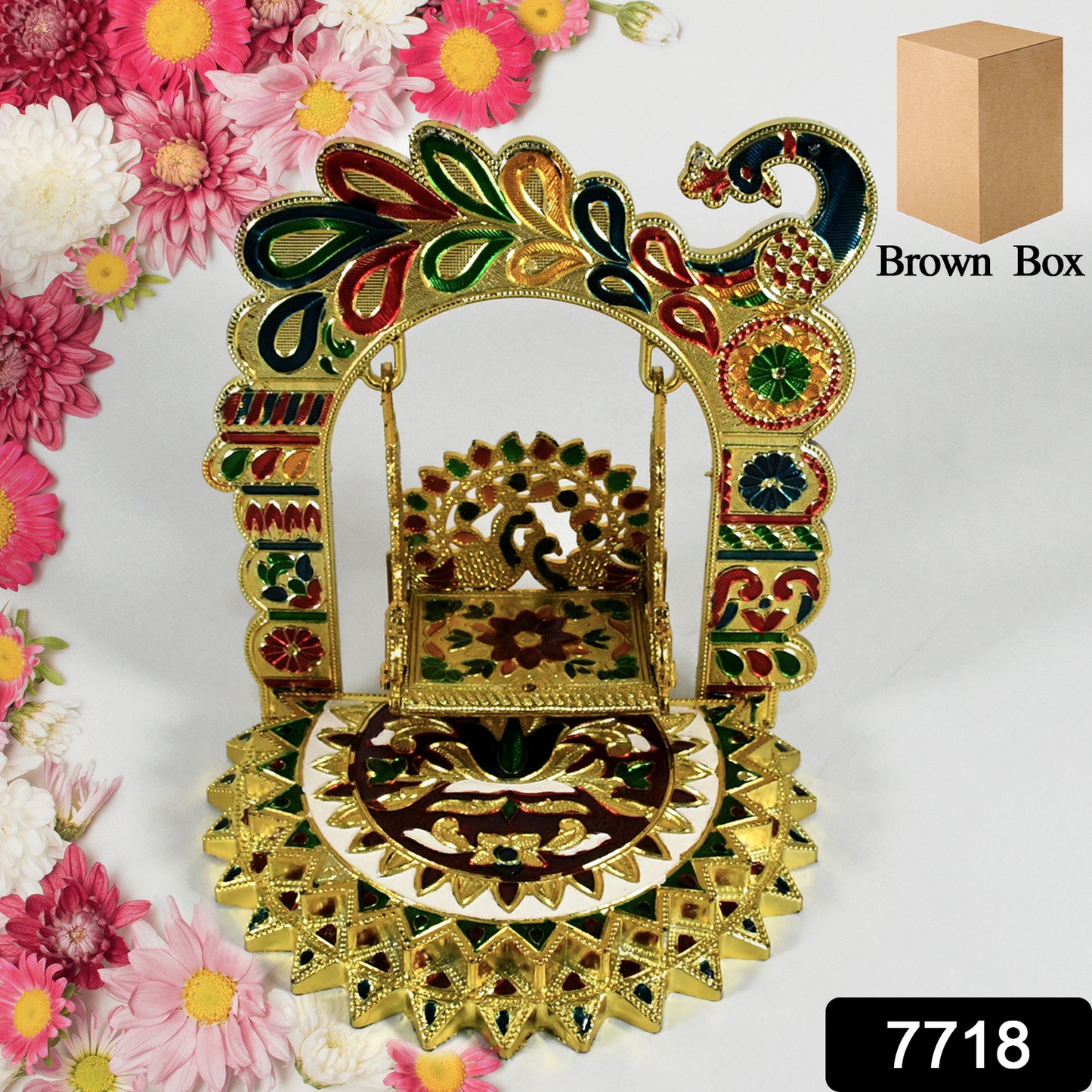 7718 Bal Gopal Zula Home Decorative Swing Bal Gopal Zula Premium Look Decorative Zula Suitable For Home  Office  Restaurant