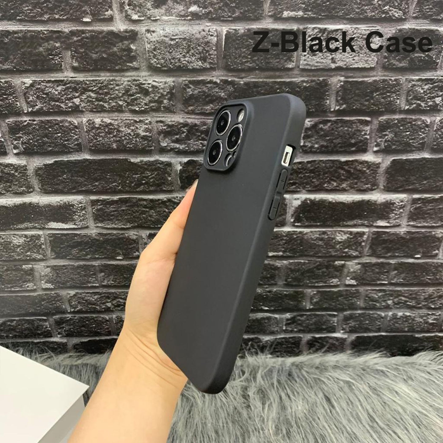 Z-black Matte Case For Poco