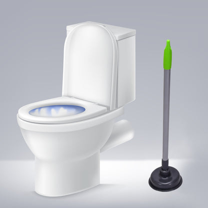 4031 Toilet Plunger - For Clogs In Toilet Bowls And Sinks In Homes Commercial And Industrial Buildings.