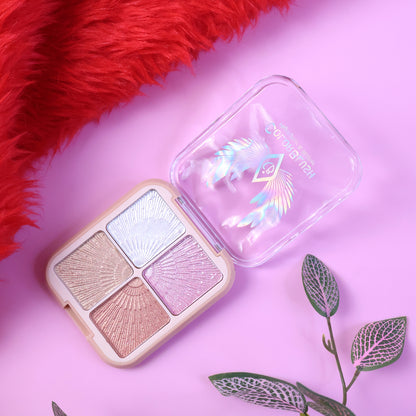 4-in-1 Shimmer Highlighter  Illuminator Palette (12 Gm  1 Pc)