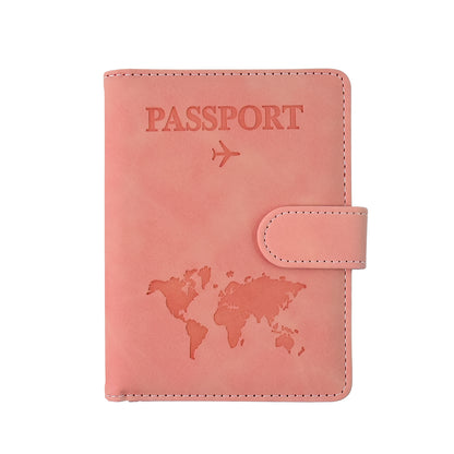 Premium World Map Design Travel Passport Holder  Wallet (15x11cm  1 Pc)