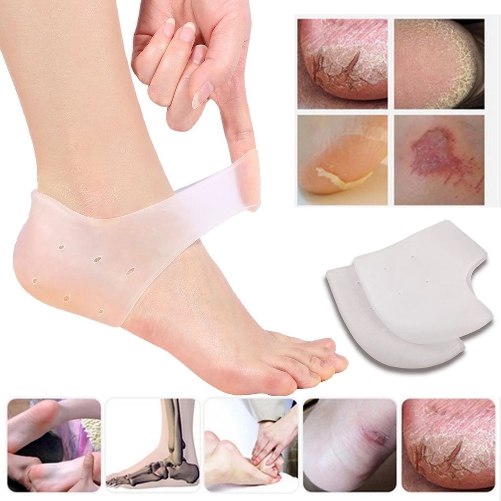 339 Moisturizing Skin Softening Silicone Gel For Dry Cracked Heel Repair (Multicolour)