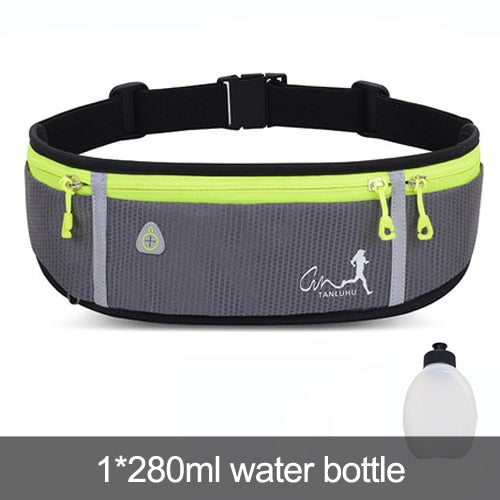 Professional Outdoor Running Bag Phone anti-theft Pack Running Belt waist Bags Waterproof Belt Men Women Gym With Water Bottle