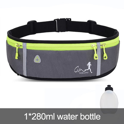 Professional Outdoor Running Bag Phone anti-theft Pack Running Belt waist Bags Waterproof Belt Men Women Gym With Water Bottle